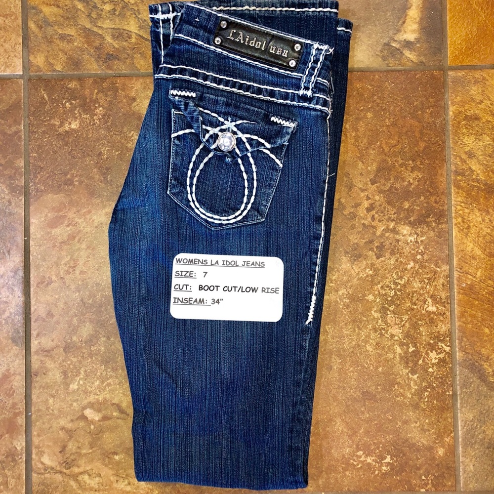 LA IDOL JEANS - WOMENS -  SIZE 7